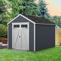 Heartland Midtown 8-ft x 10-ft Gable Style Wood Outdoor Storage Shed with 1 Doors
