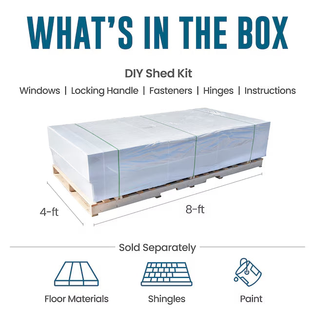 Heartland Midtown 8-ft x 10-ft Gable Style Wood Outdoor Storage Shed with 1 Doors