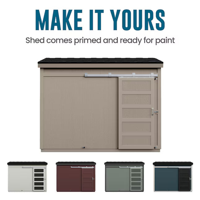 Heartland Lean-to 10-ft x 4-ft Lean-to Style Wood Outdoor Storage Shed with 2 Doors (Floor Included)