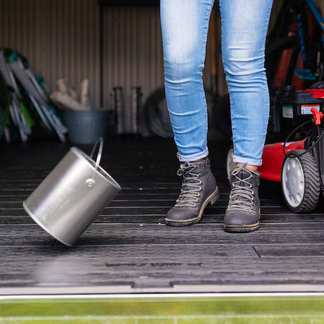 LIFETIME PRODUCTS 8-ft x 15-ft Brown Gable Resin Storage Shed (Floor Included)