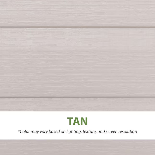 LIFETIME PRODUCTS 8-ft x 20-ft Classic Shed Brown Gable Resin Storage Shed (Floor Included)