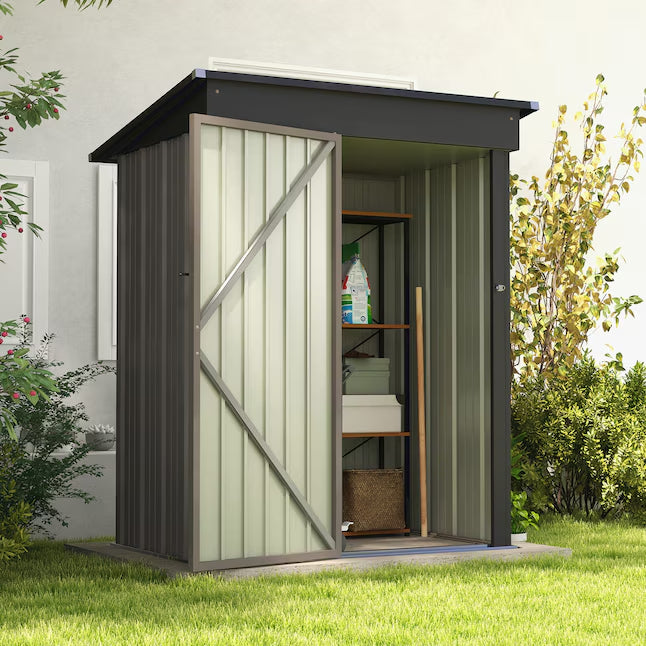 Patiowell 5-ft x 3-ft Galvanized steel Storage Shed