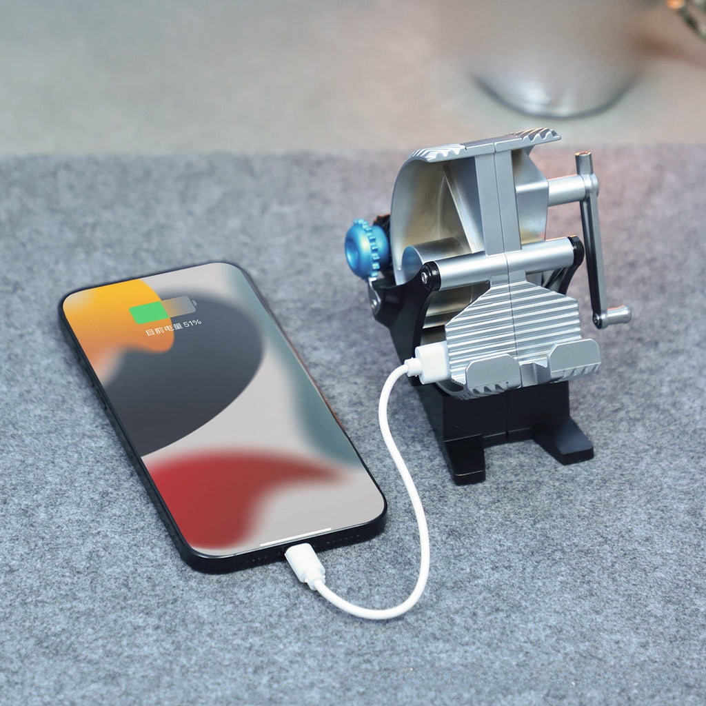 Full Metal Mechanical Alloy Sawtooth Knob Gear Mobile Phone Stand Durable Zinc Alloy Wireless Charging Bracket Universal